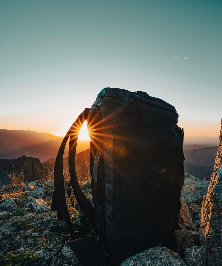 traveler backpack mountain